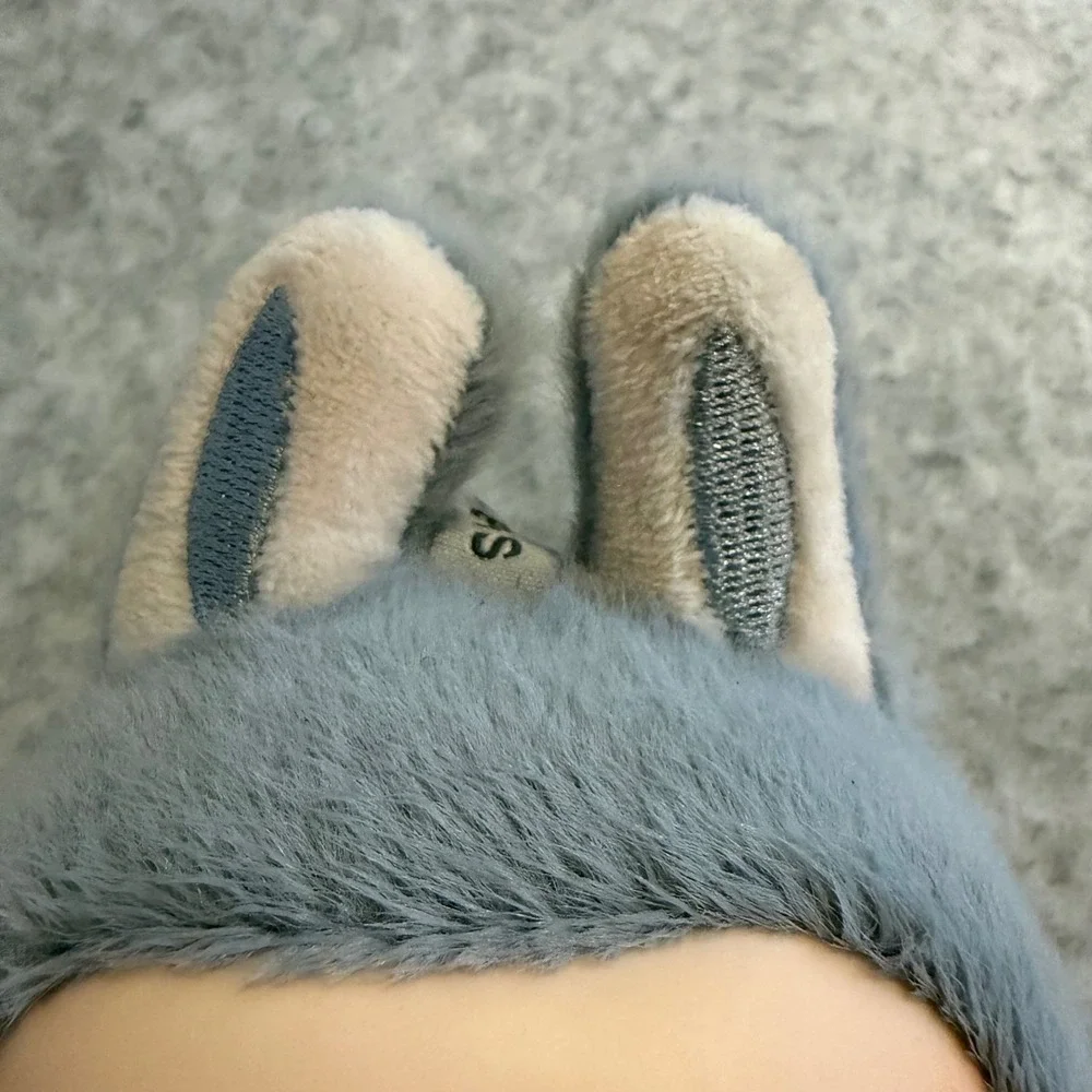 Pop Mart Labubu The Monsters Plush Vinyl Figure Grey Bunny Suit Small Toy Kasing